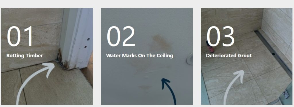 Signs of Water Leakage