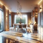 Travertine Floor Polishing Enhances Home Elegance