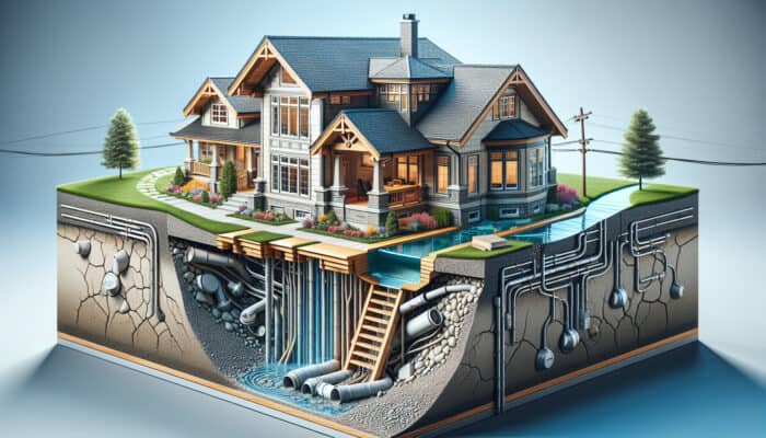 Foundation Drainage Services in West End Vancouver: A West End, Vancouver home equipped with a robust foundation drainage system, preventing water damage and enhancing property value.