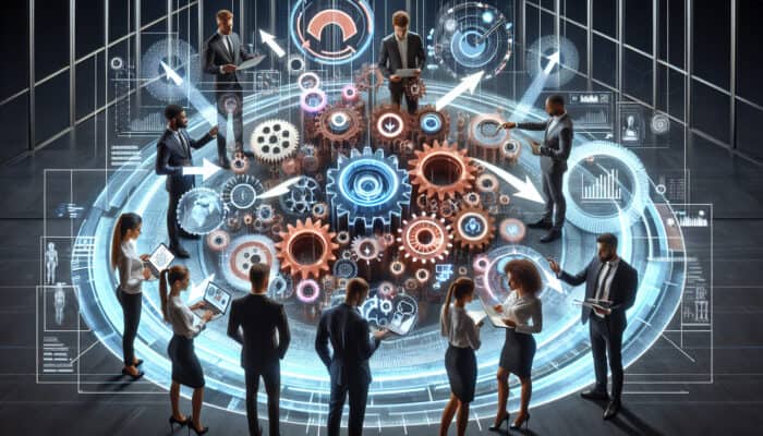 Feedback Loops Improve Scalability in Human VA Operations